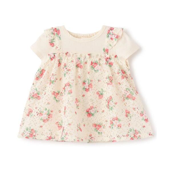 チュニック 野イチゴレースチュニック「オーガニック」「日本製」 キッズ 子供服 女の子