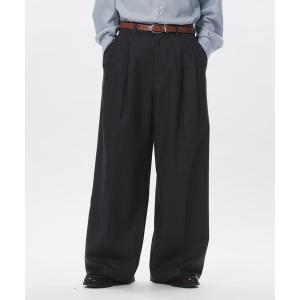 Chikashitsu+（チカシツプラス） スラックス 「Chikashitsu +」stripe