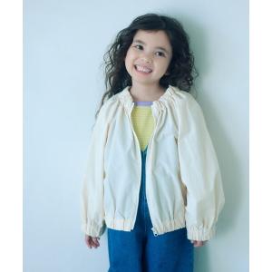 ブルゾン アウター ギャザーブルゾン / キッズ 撥水・UVカット 100cm-160cm キッズ 子供服 女の子
