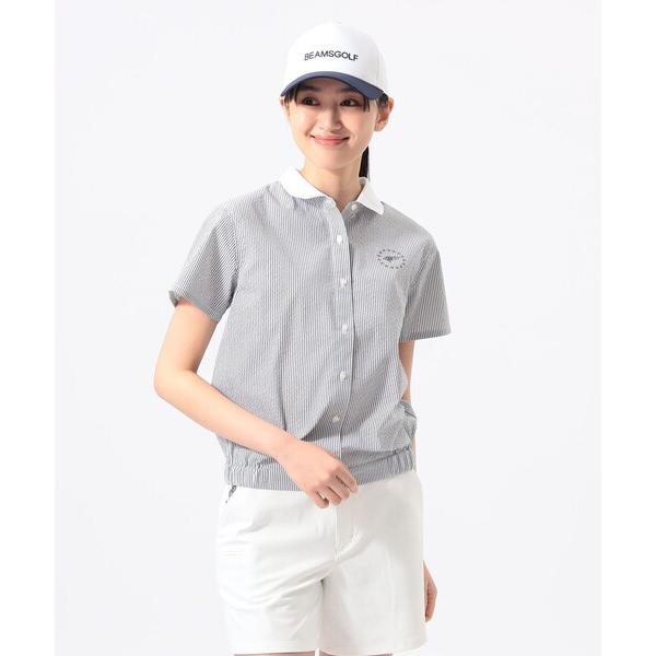 ブラウス シャツ ORANGE LABEL / クールマックス(R) サッカー ストレッチ シャツ（...