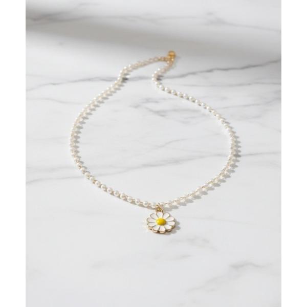 アレルギー対応 ネックレス 「Sonu jewelry（ソヌジュエリー）」パール＆ムーンスター 多連...