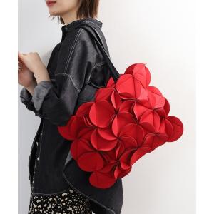 トートバッグ 花モチーフボンディングトートバッグ レディースの商品画像