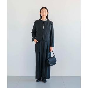 パンツ サマーウールのワイドドレスパンツ レディース