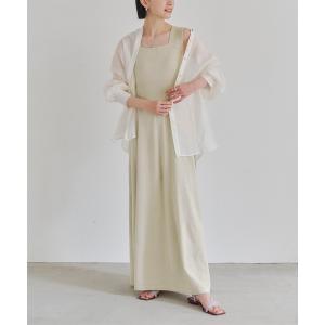 「titivate」 ニットワンピース S ライトベージュ レディース