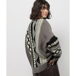 「niko and...」 カーディガン FREE グレー レディース