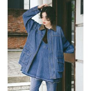 「niko and...」 デニムジャケット FREE インディゴブルー レディース