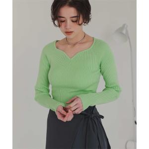 「titivate」 長袖ニット M ライトグリーン レディース