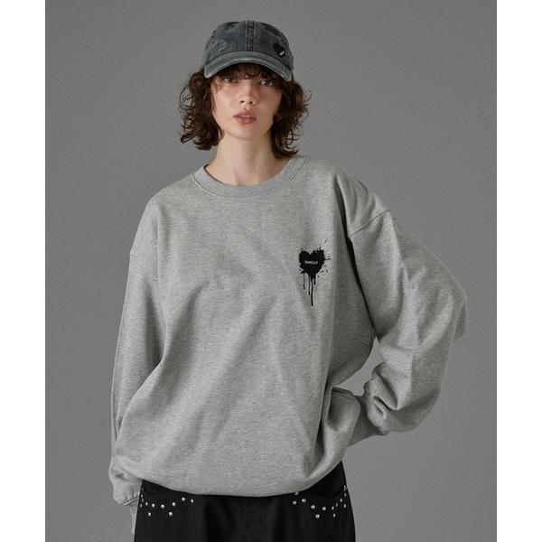 「ONCILY」 スウェットカットソー SMALL 杢グレー メンズ