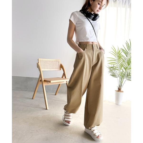 「Java」 チノパンツ SMALL ベージュ レディース