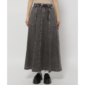 「niko and...」 デニムスカート MEDIUM グレー レディース