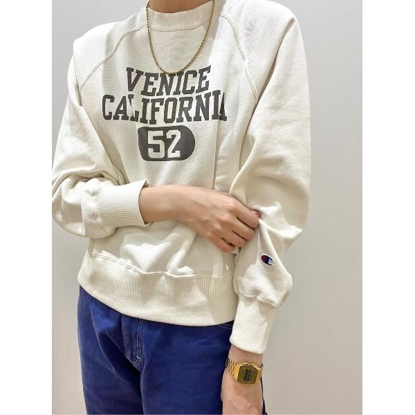 「Champion」 スウェットカットソー M ベージュ レディース