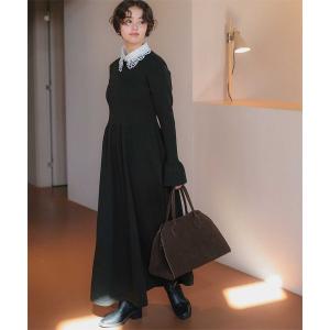 「titivate」 ニットワンピース L ブラック系その他 レディース
