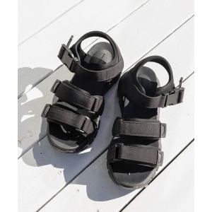 「GLOBAL WORK」 サンダル S ブラック メンズ