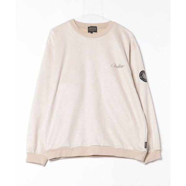 「PENDLETON」 スウェットカットソー M ベージュ レディース