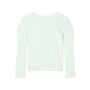 ニット セーター 「ノーソーイングニット」ノーソーイングクルーネックトップ レディース