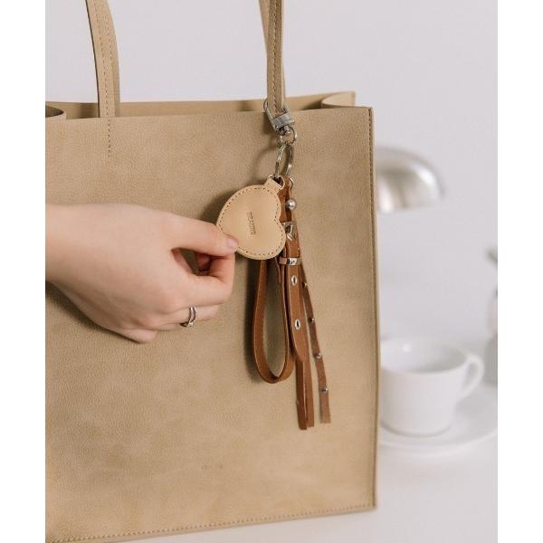 「BEAURE/ビュレ」ハート レザー ストラップ チャーム