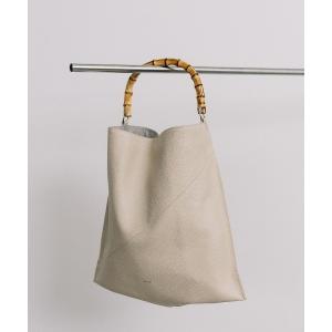 ショルダーバッグ バッグ 「BEAURE/ビュレ」バンブーハンドル A4 トート B-26135 レディース メンズ