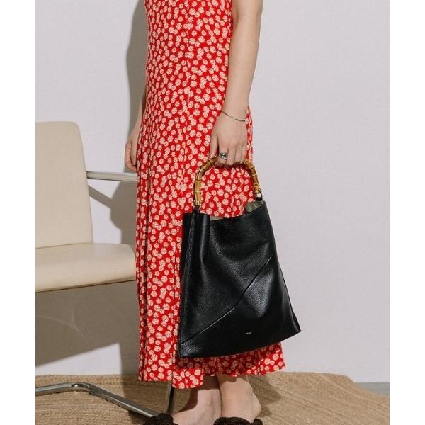 ショルダーバッグ バッグ 「BEAURE/ビュレ」バンブーハンドル A4 トート B-26135 レ...