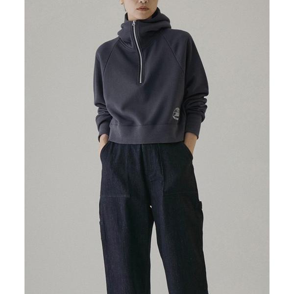 「AMERICANA」 プルオーバーパーカー FREE チャコールグレー レディース