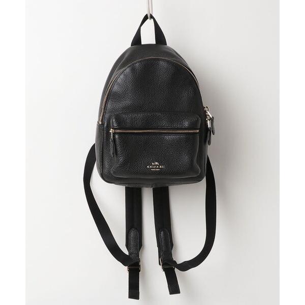 「COACH」 ワンポイントリュック - ブラック レディース