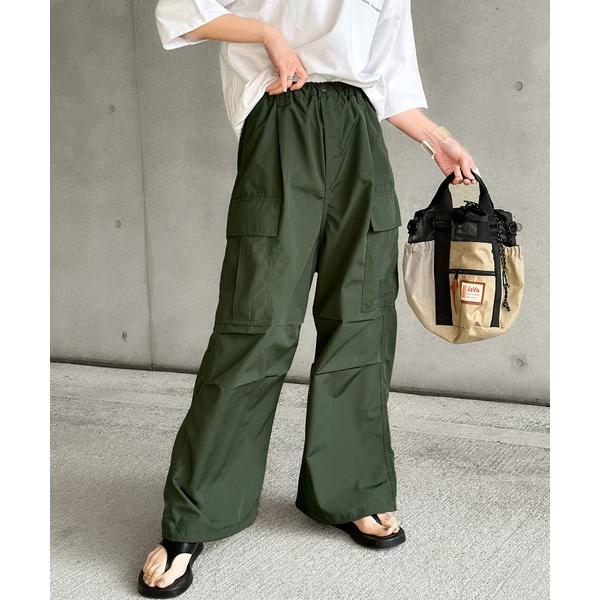 「Java」 カーゴパンツ MEDIUM グリーン レディース