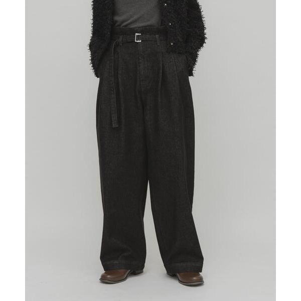 「KBF」 デニムパンツ ONE ブラック レディース