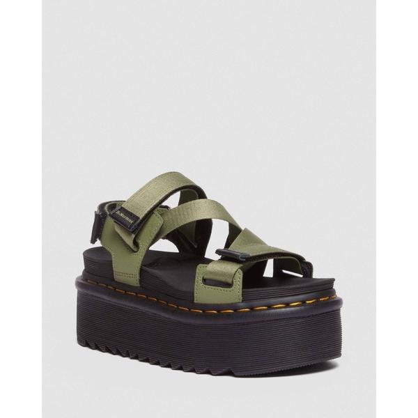 「Dr. Martens」 フラットサンダル UK4 グリーン レディース
