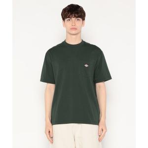 「DANTON」 半袖Tシャツ S ダークグリーン メンズ