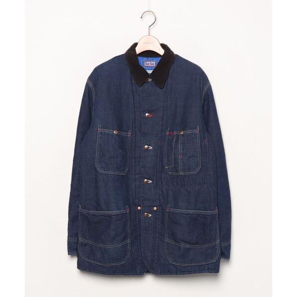 「BLUE BLUE」 カバーオール 2 ネイビー メンズ