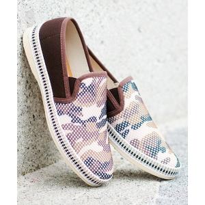 スリッポン Dedes / パンチングカモスリッポン（5199）_mns メンズ