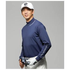 「NEWYORKER GOLF」 長袖Tシャツ L ネイビー メンズ