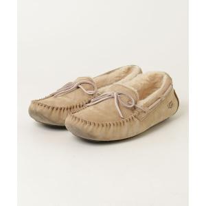 「UGG」 モカシンシューズ 25cm ベージュ レディース