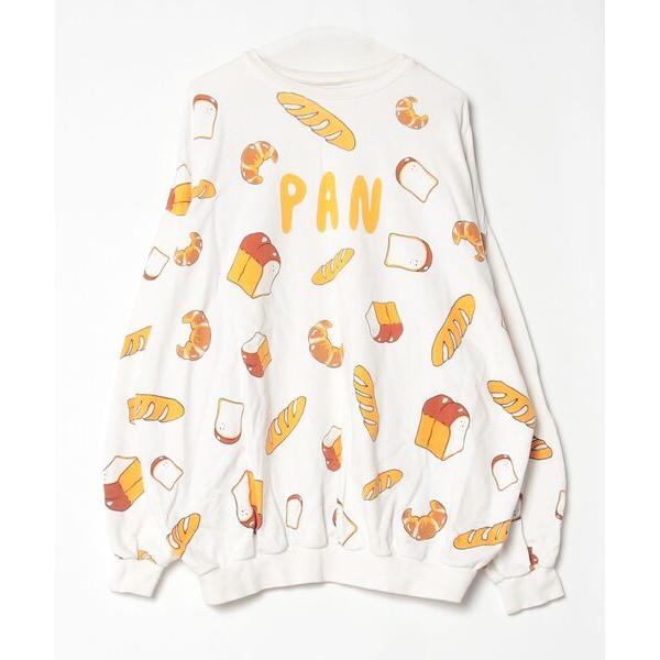 「PUNYUS」 スウェットカットソー 4 ホワイト レディース