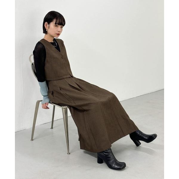 「KBF」 セットアップ 36 ブラウン レディース