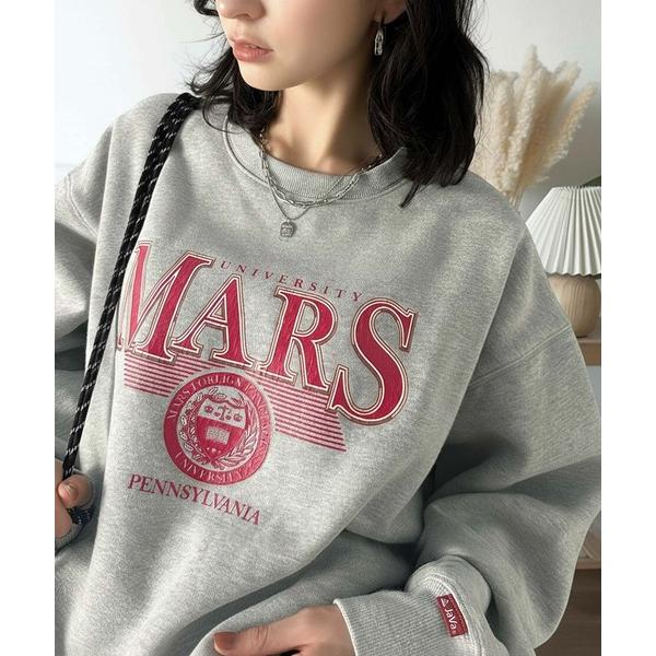 「Java」 スウェットカットソー MEDIUM 杢グレー レディース