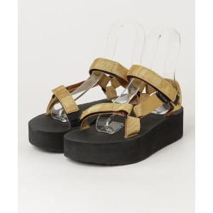 「Teva」 フラットサンダル 25cm ブラック レディース
