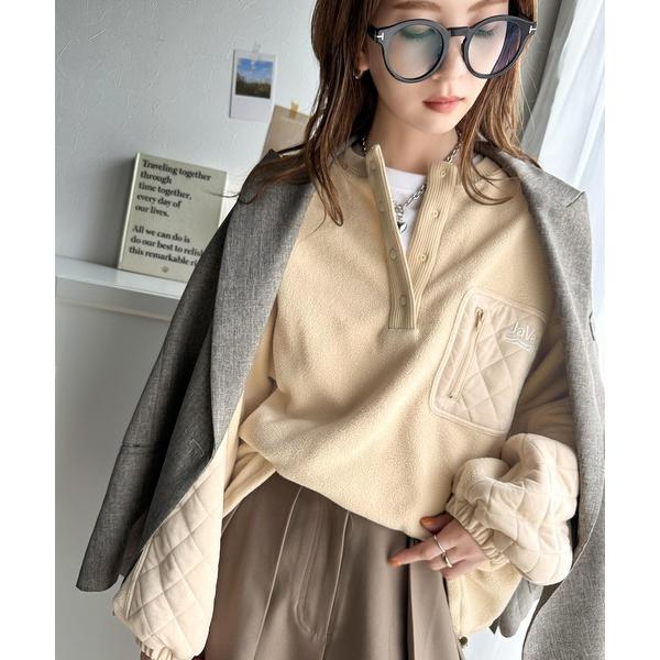 「Java」 長袖カットソー LARGE ベージュ レディース