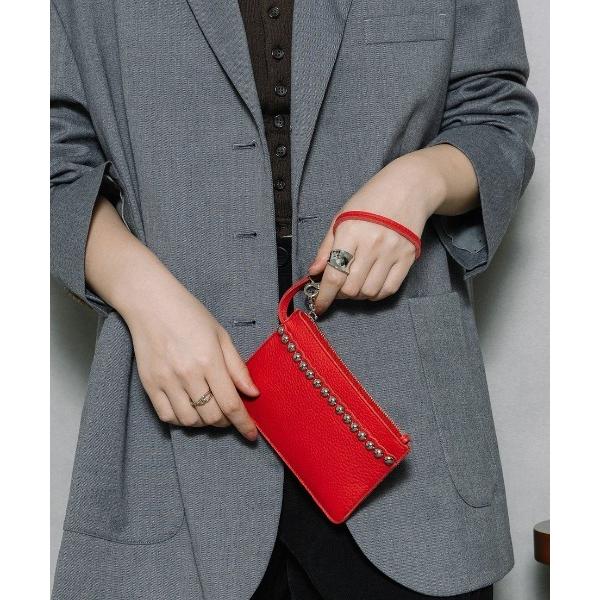 ポーチ 「BEAURE/ビュレ」スタッズ レザー マルチ ポーチ レディース メンズ