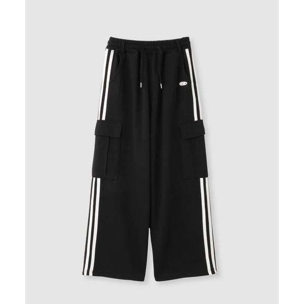 パンツ RICHMIX サイドライン ロゴプレート カット カーゴパンツ キッズ 子供服 女の子