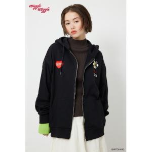 パーカー (wiggle wiggle)ZIPパーカー レディース