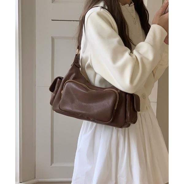ショルダーバッグ バッグ Utility Multi Pocket Shoulder Bag レディ...