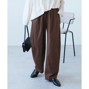 パンツ タックコクーンパンツ レディース