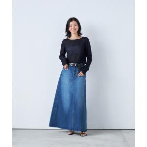 極美品✨️23年製 3,5万 ポロバイラルフローレン ラップデニムスカート 4 藍 POLO RALPH LAUREN（ポロ・ラルフローレン） デニムスカート デニム