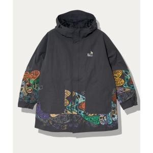 コート ジャケット ウェザークロスパネル 刺繍フィールドコート メンズ レディース