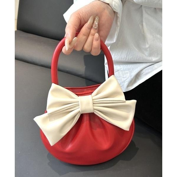 ハンドバッグ big ribbon ボウハンドバッグ