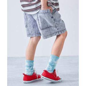 ハーフパンツ パンツ ダッドポケット ライトオンスデニム ハーフパンツ キッズ 子供服 男の子 女の子