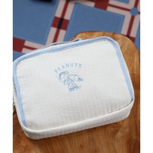 バッグインバッグ おむつポーチ SNOOPY スヌーピー おでかけポーチ キルト