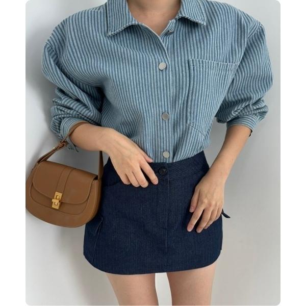 ブラウス シャツ カジュアル ストライプ シャツトップス レディース メンズ