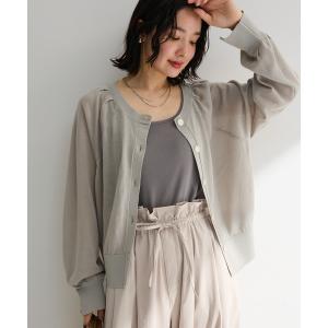 カーディガン 「しのばせカーディガン」ポケッタブル2WAYニットカーディガン レディース