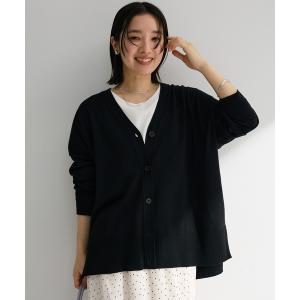 カーディガン ここちニットVネックカーディガン レディース